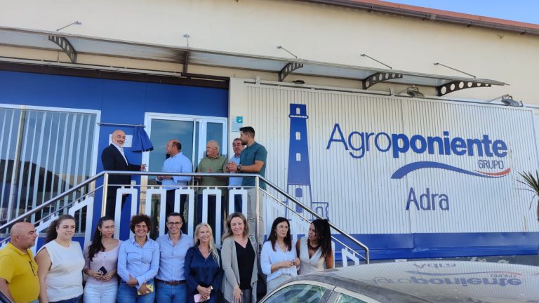 GRUPO AGROPONIENTE. comienzo actividad almacén confección Adra