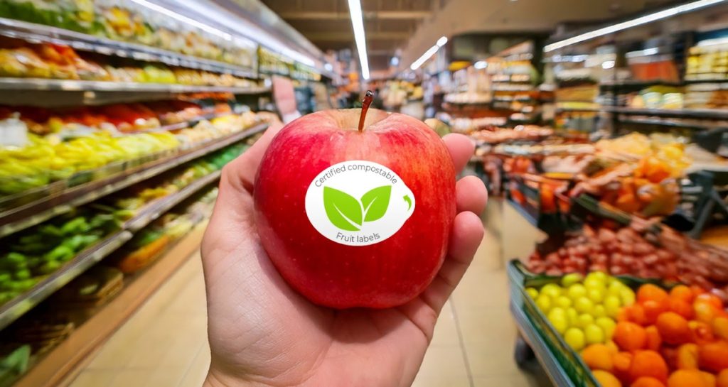 sinclair etiqueta compostable