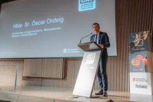El Conseller Ordeig durante el acto