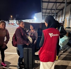 LLEGADA TRABAJADORAS GUATEMALA